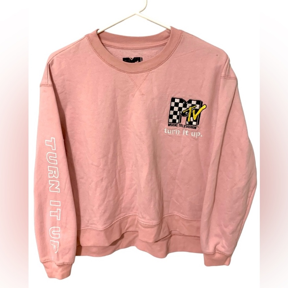Pink size S MTV sweatshirt.
